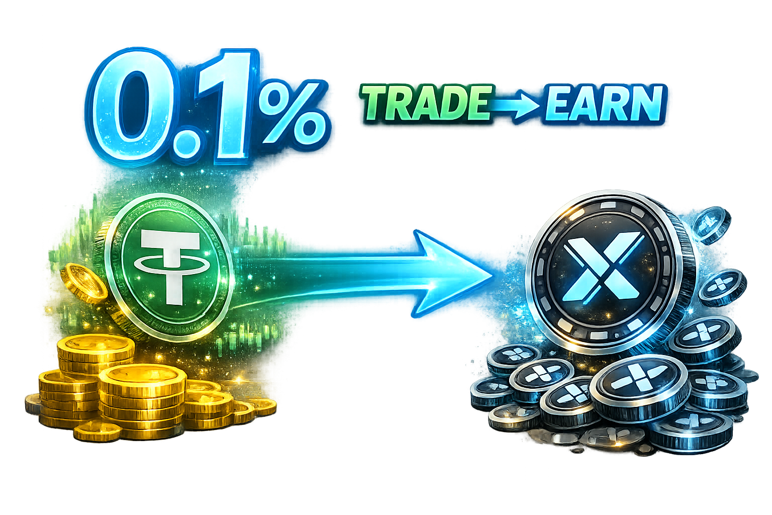 OnXBit 0.1% Trade to Earn